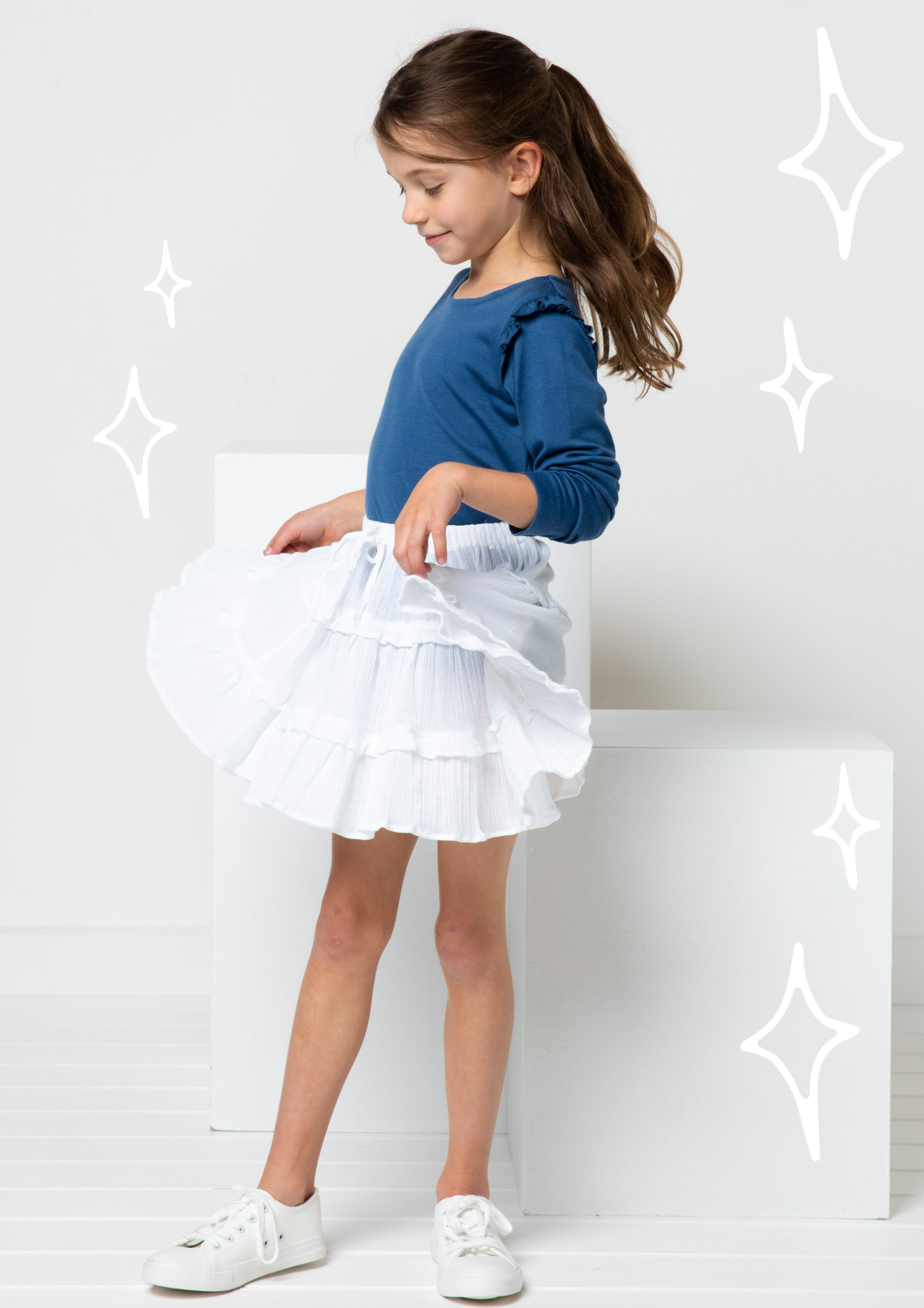July bonus pattern when shopping at www.stylearc.live | MELODY KIDS SKIRT
