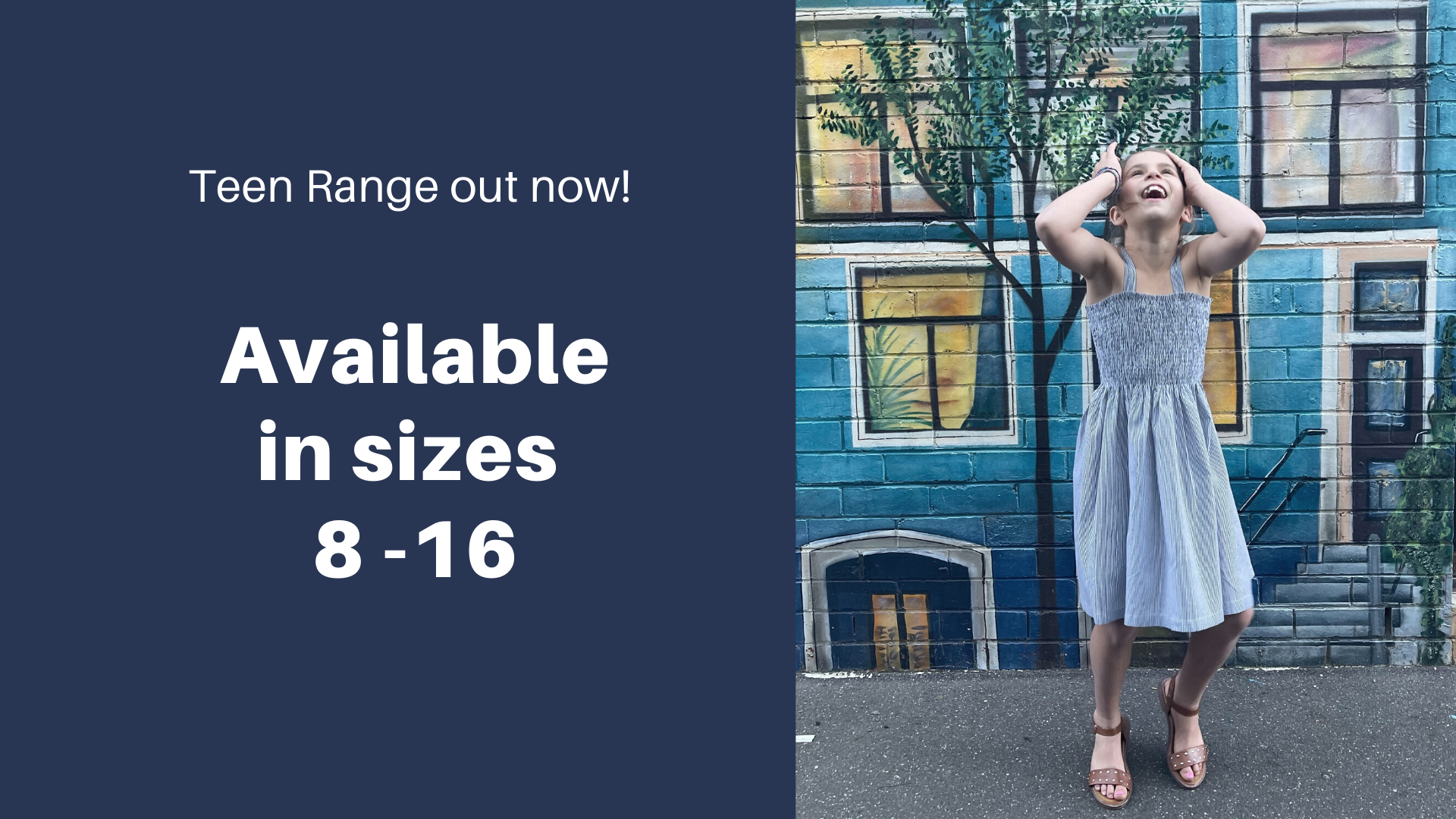 Style Arc's latest release the Pippa Teens Dress and Top pattern