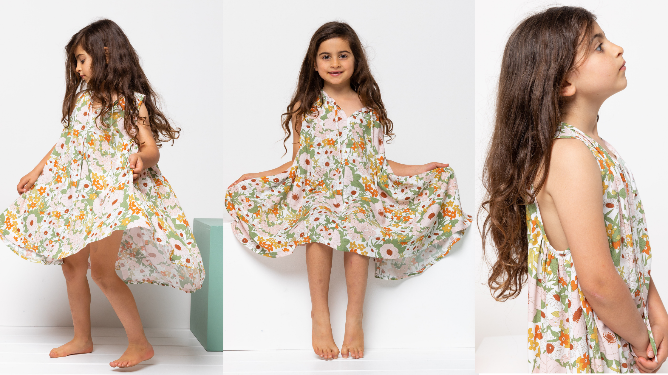 Style Arc Kids Dress Pattern; Heidi Kids Dress