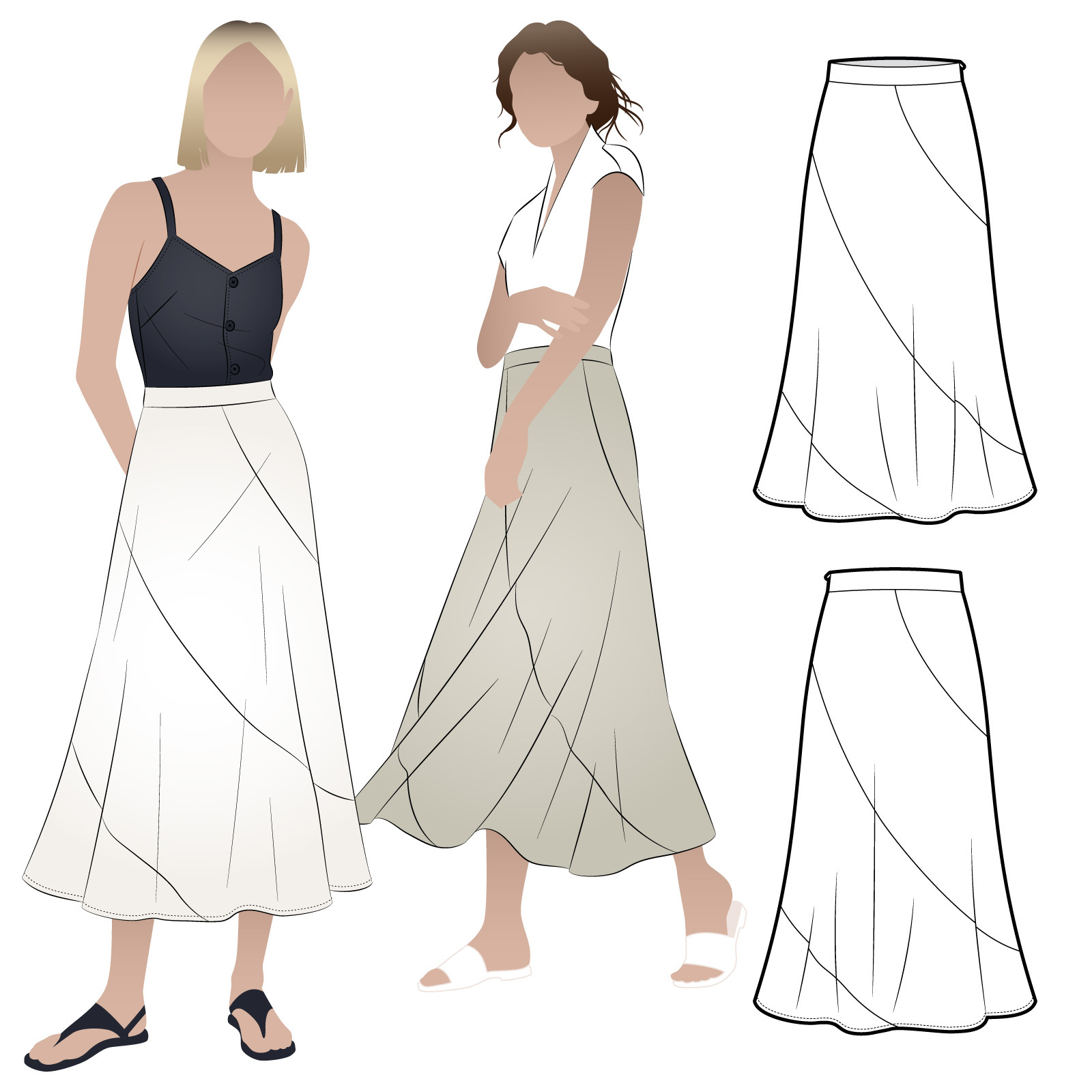 Bonus | FREE Haven Woven Skirt PDF pattern with any order on stylearc.live until April 30!