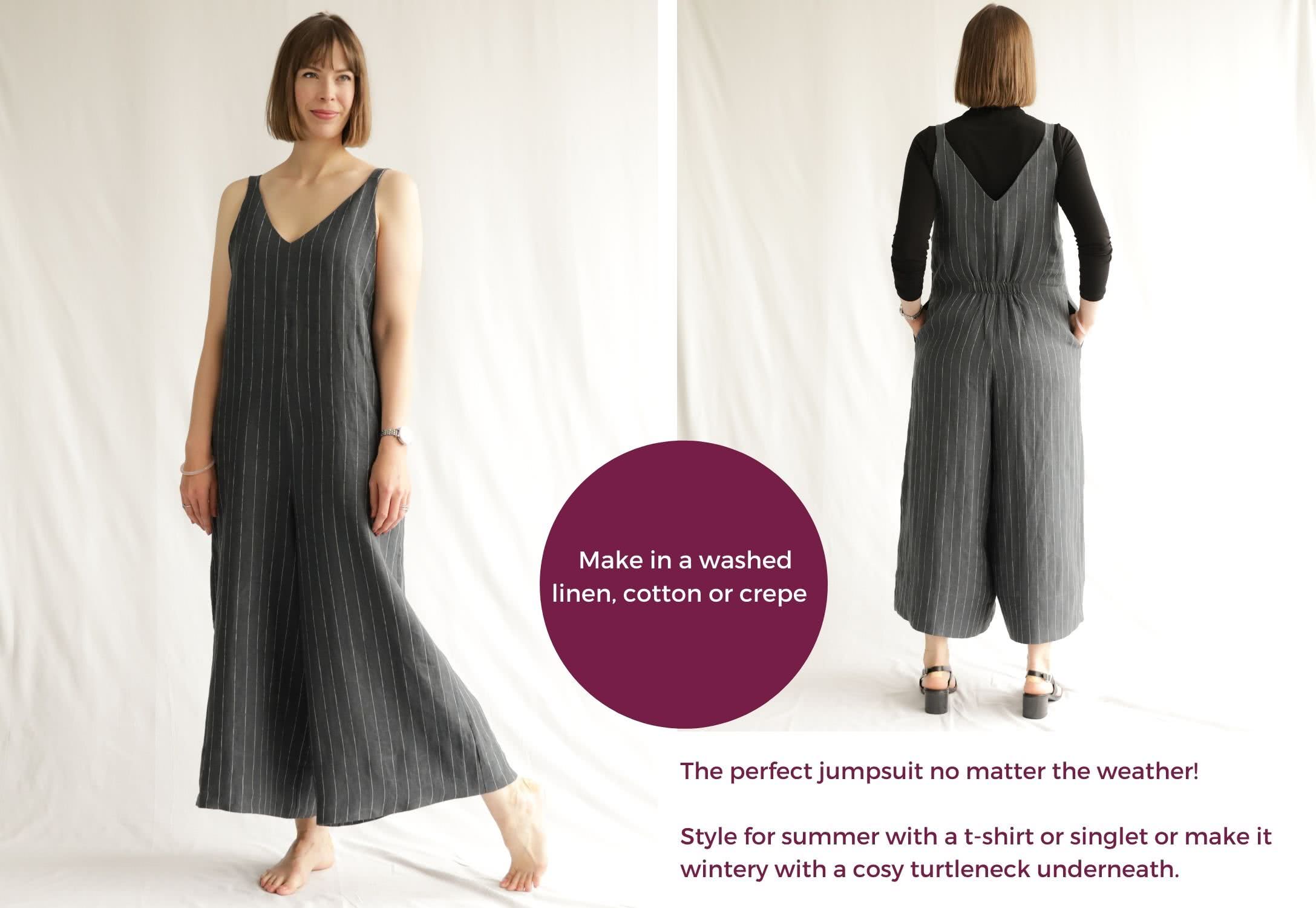 Style Arc's New Bonus Pattern - The Norman Jumpsuit