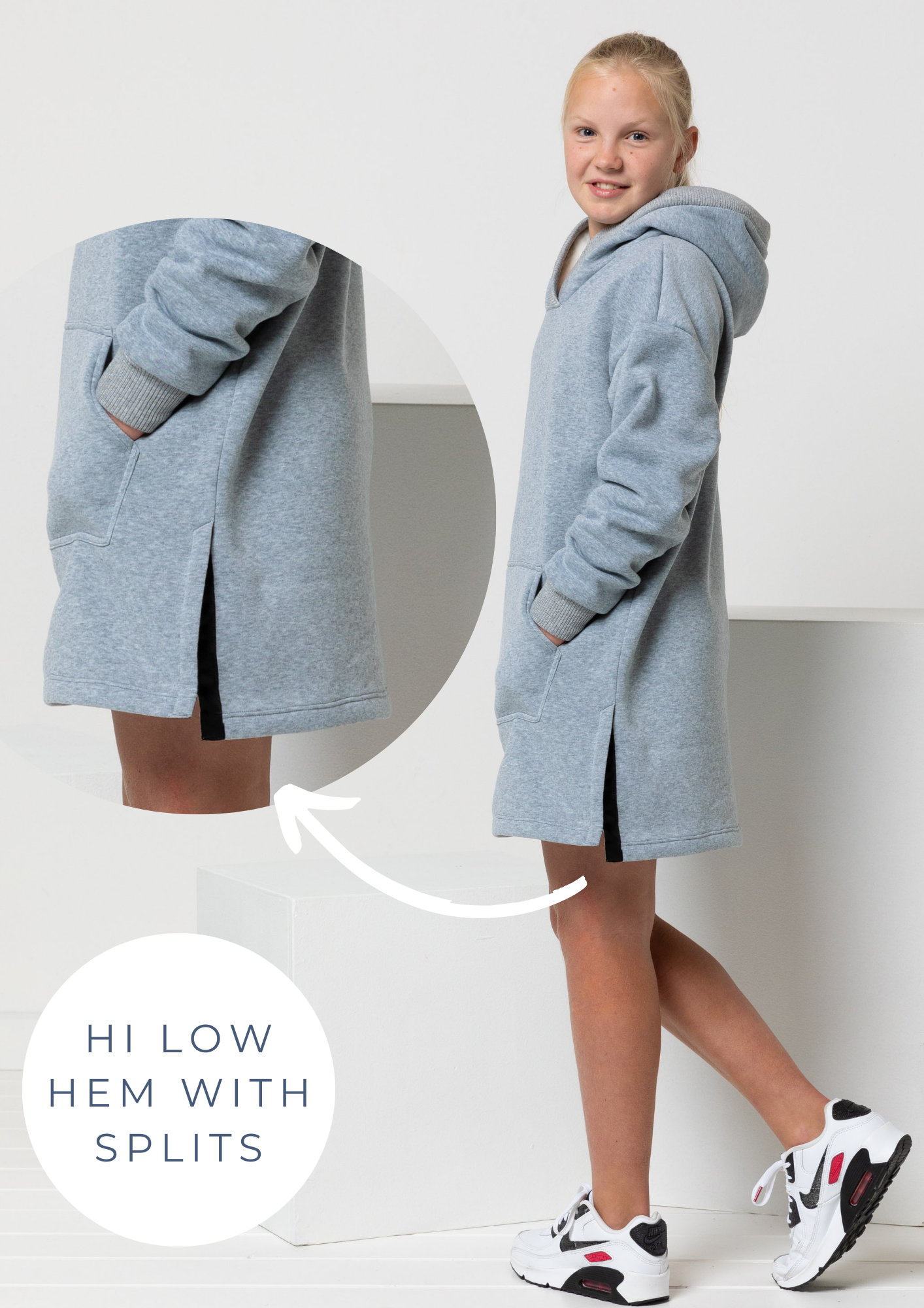 Style Arc Teen's December Bonus pattern is here! - Delta Teens Hooded Dress 08-16