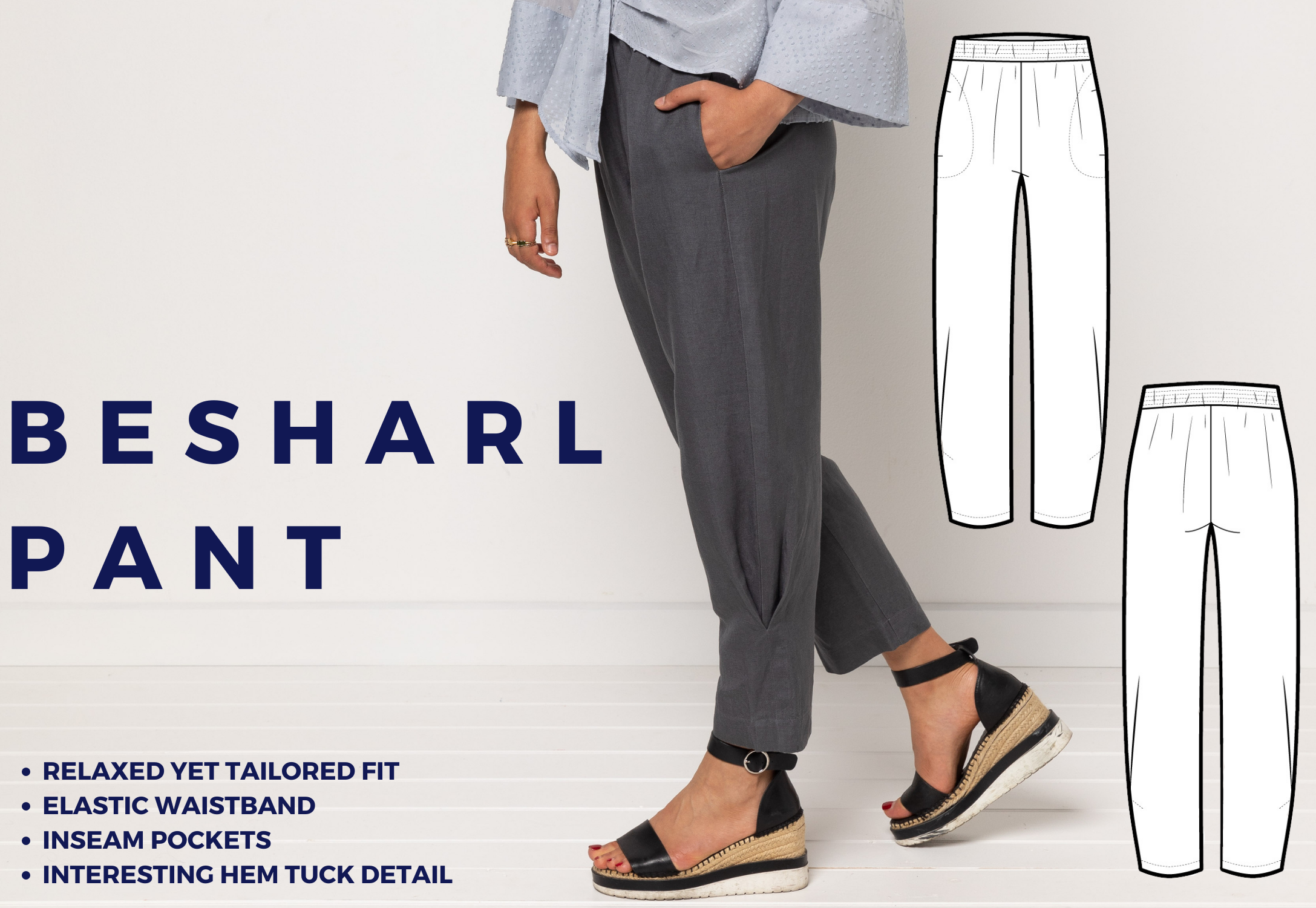 April Bonus Pattern - Besharl Pant