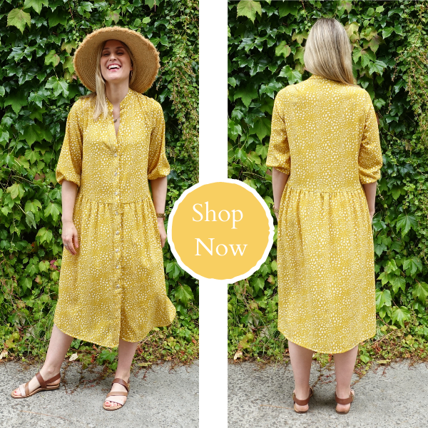 Emerson Woven Dress- midi length
