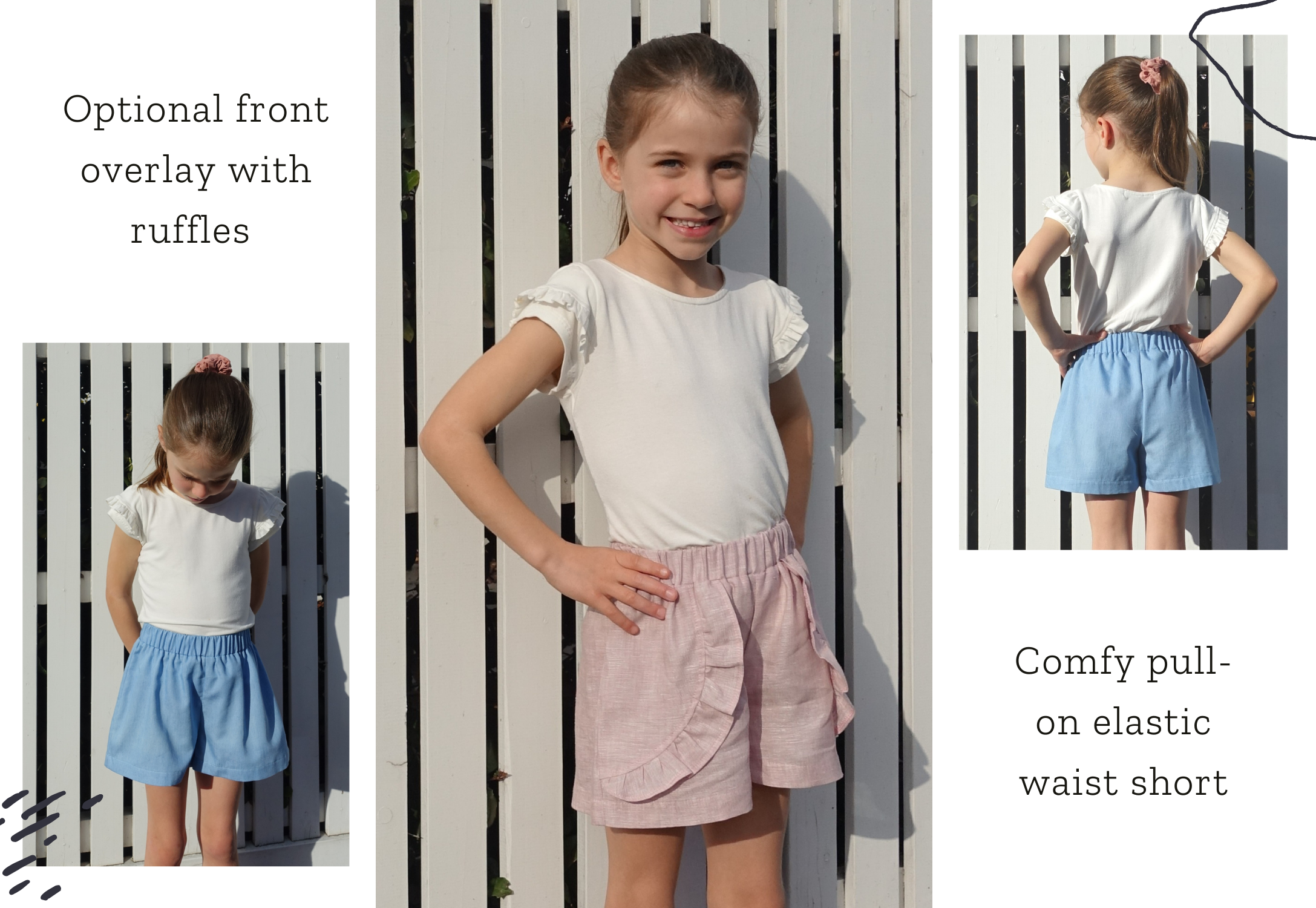 Style Arc's latest release the Alice Kids Short pattern is available now