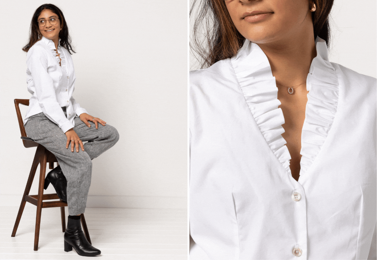 Francesca Woven Shirt - New Pattern