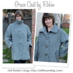 Grace Trans-Seasonal Coat Sewing Pattern By Robin And Style Arc Grace Trans-Seasonal Coat Sewing Pattern By Robin And Style Arc