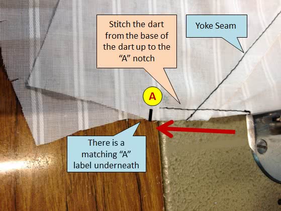 Step 3: Stitch the Dart