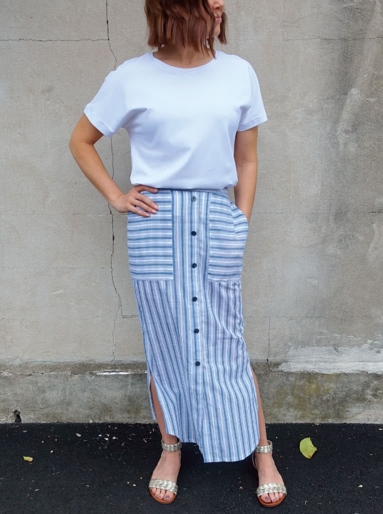 April 2019 Freebie - Indigo Skirt