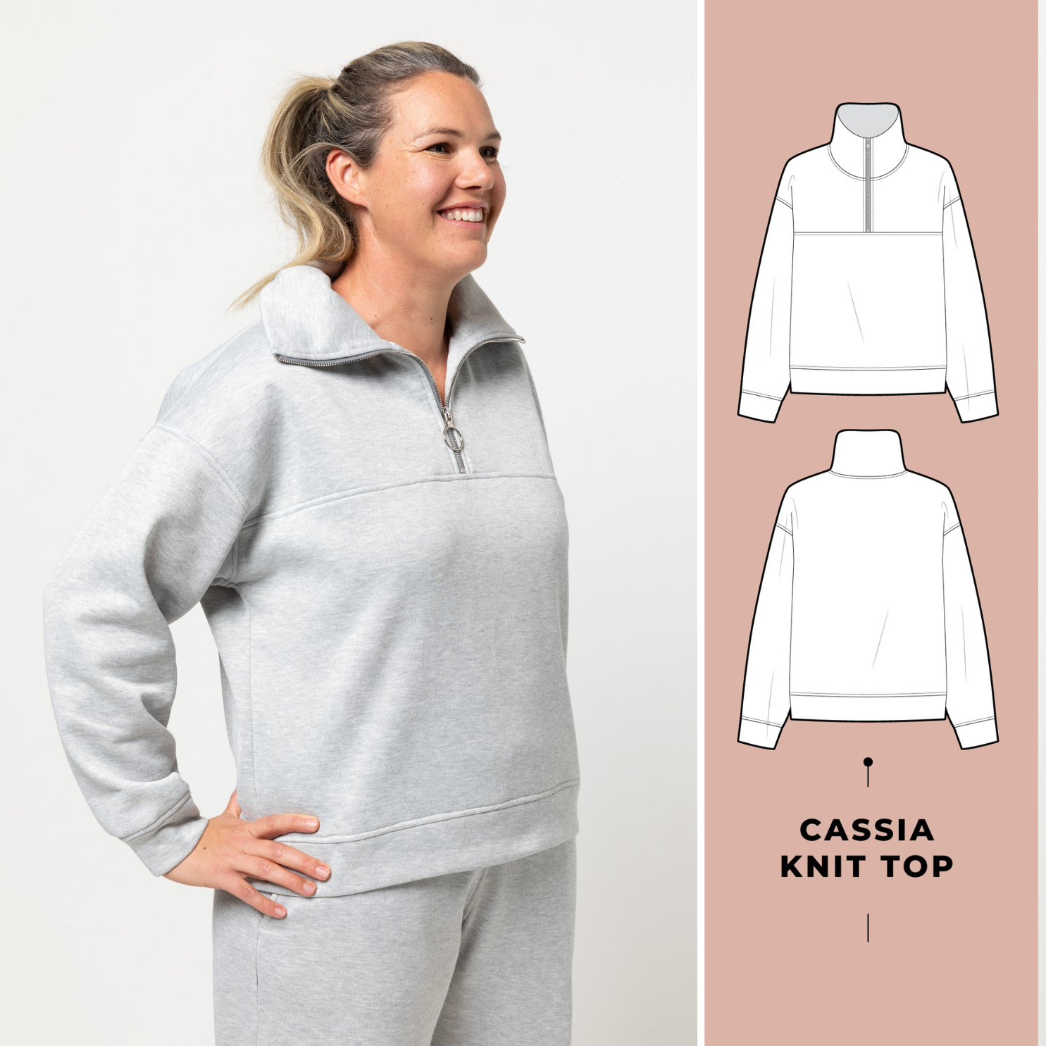 OCTOBER Freebie PDF Patterns are here! Meet our new Cassia Knit Top & Selina Woven Top