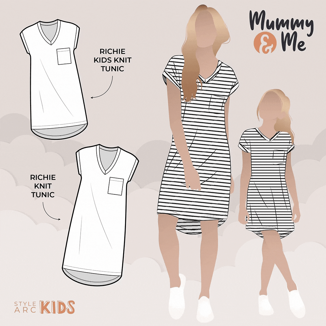 Mummy And Me | Richie Kids and Womens pattern release - 20% off -