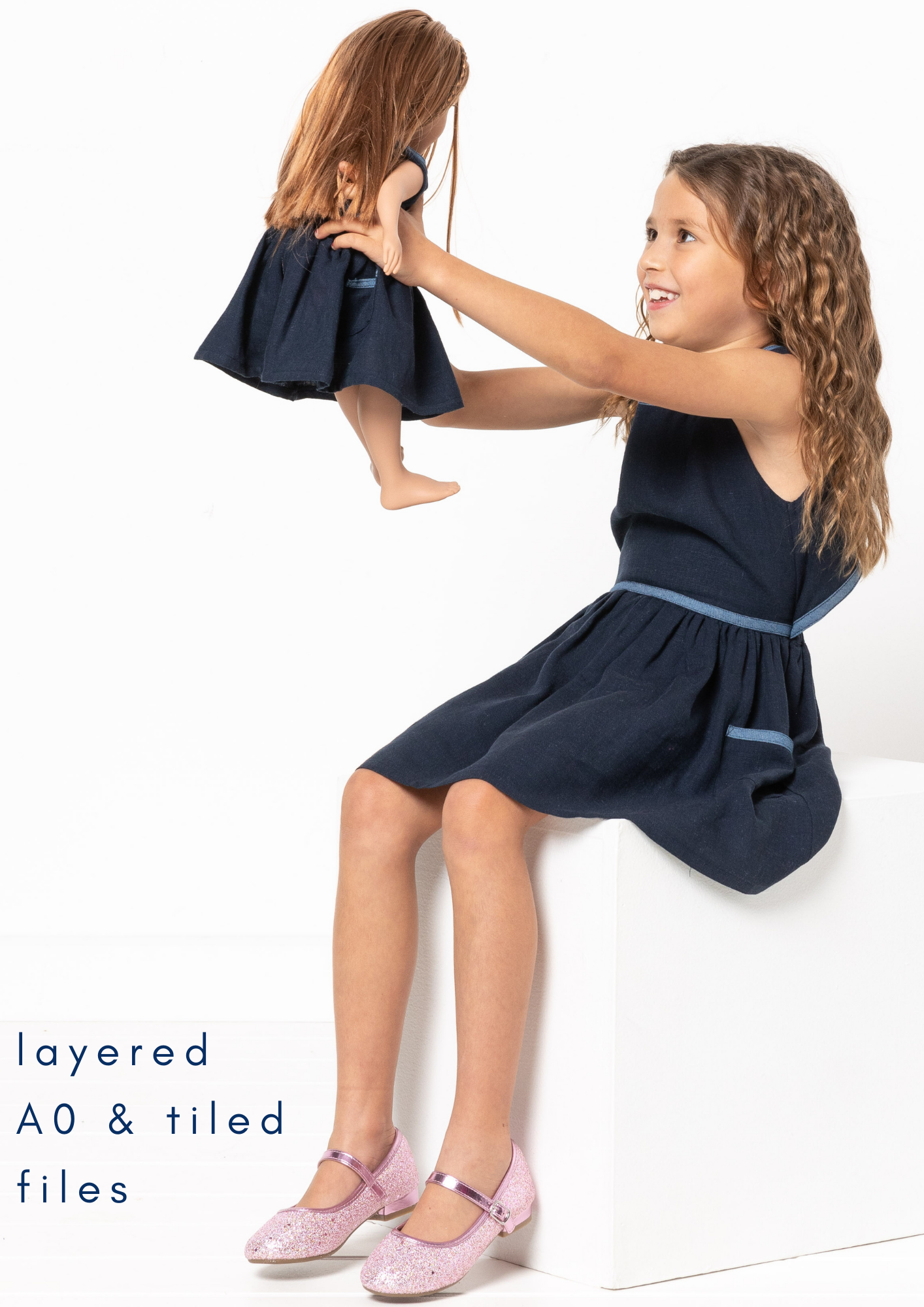 New Pattern Release - Tulip Kids Dress + mini tulip included
