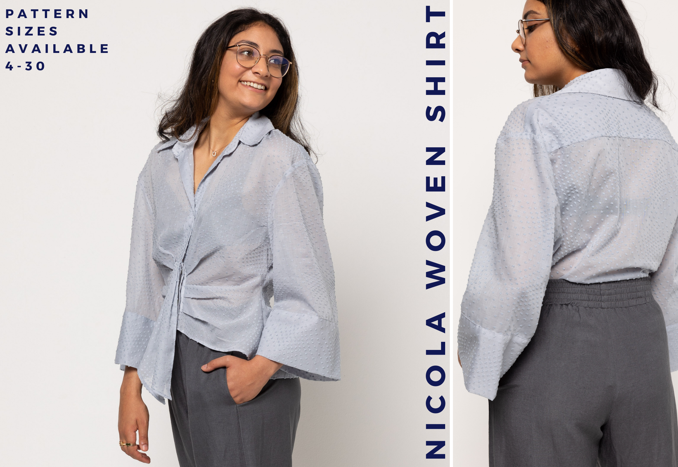 April Bonus Pattern - Nicola Woven Shirt
