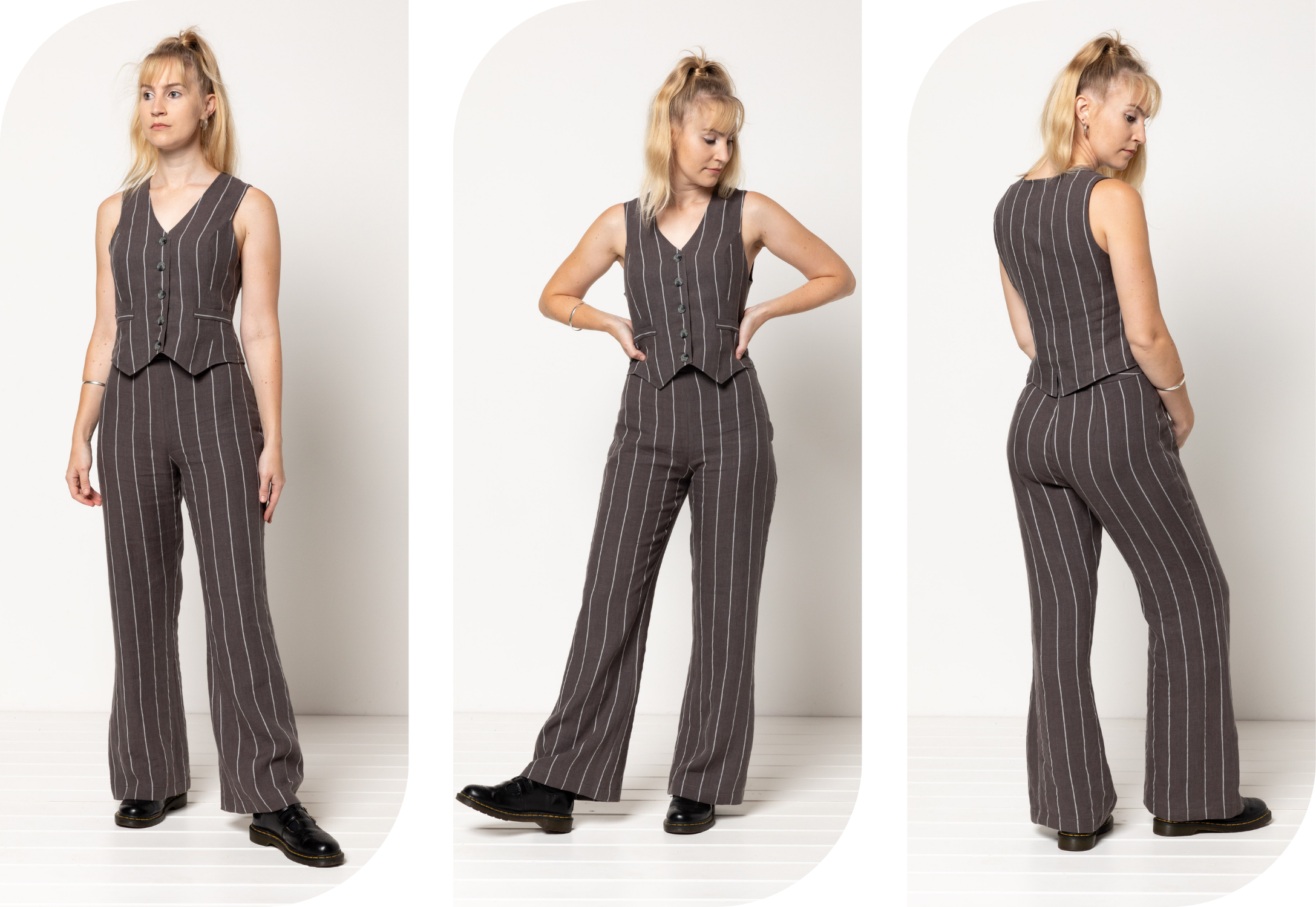March New Bundle - Joy Woven Vest with McKenzie Woven Pant