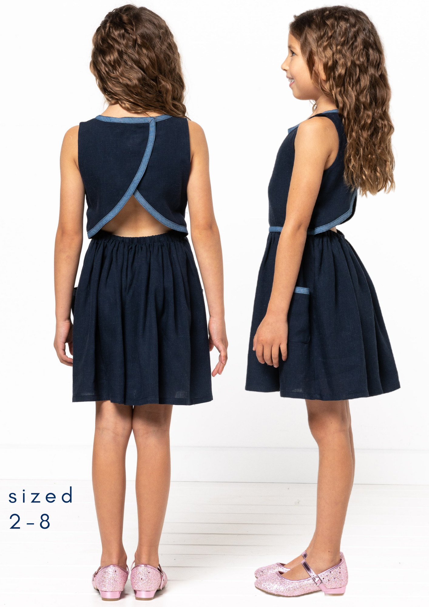 New Pattern Release - Tulip Kids Dress + mini tulip included