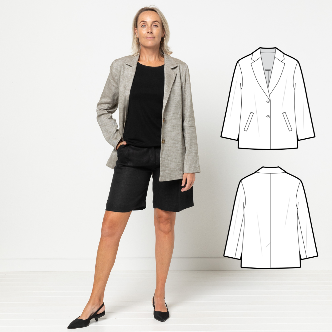Sloane Woven Jacket - New release stylearc.live