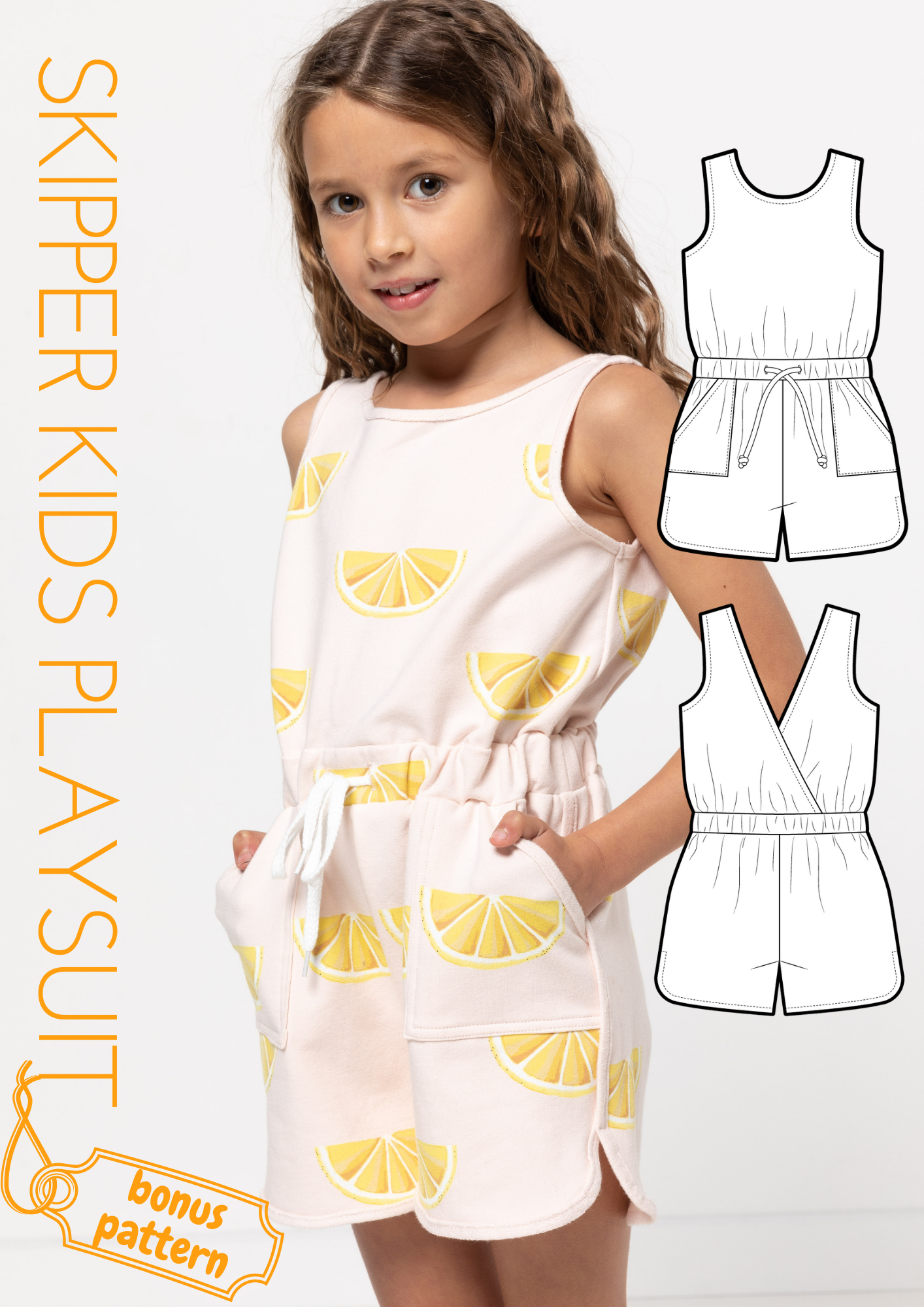 May Bonus Pattern - Skipper Kids Playsuit