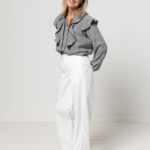 Cendrine Woven Blouse Set Cendrine Woven Blouse Set