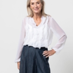 Cendrine Woven Blouse Set Cendrine Woven Blouse Set