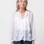 Cendrine Woven Blouse Set Cendrine Woven Blouse Set