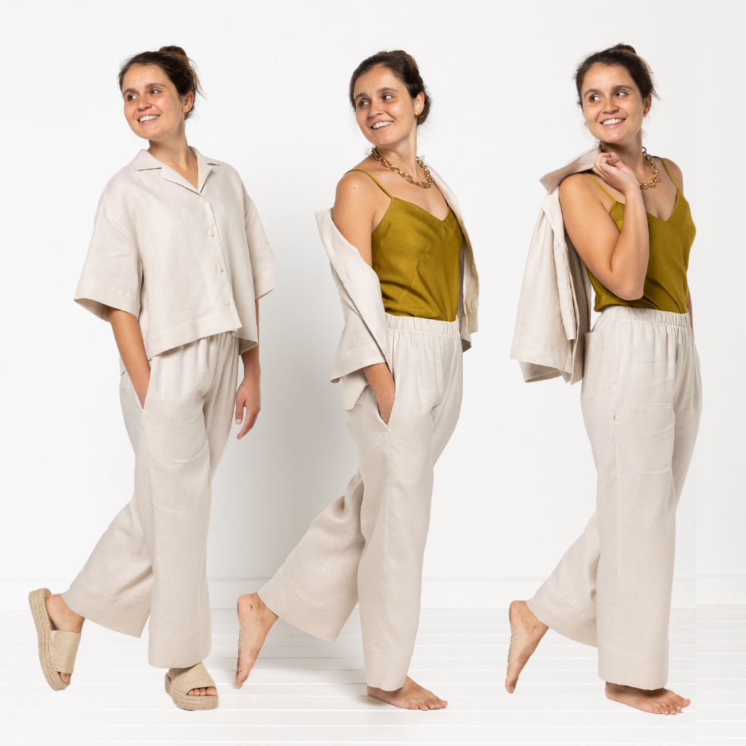 Introducing the Albie Woven Shirt & Albie Woven Pant and Short patterns