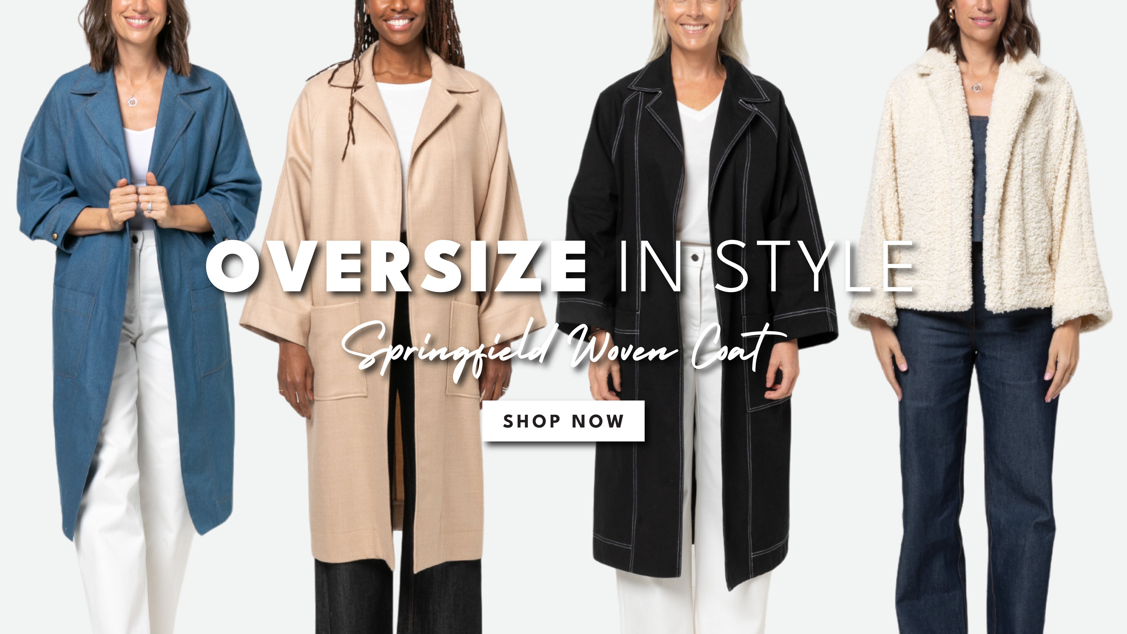 Shop the new release Springield Woven Coat! The newest duster pattern by Style Arc! Shop now at stylearc.live