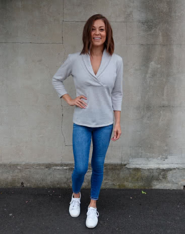 Style Arc's October 2019 Freebie - Kendall Knit Top Pattern