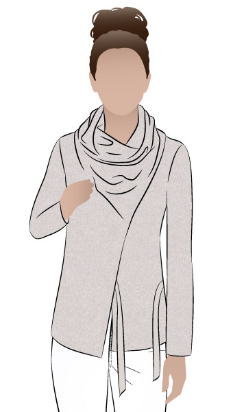 Elita Designer Top By Style Arc - Designer top with unique twist neck