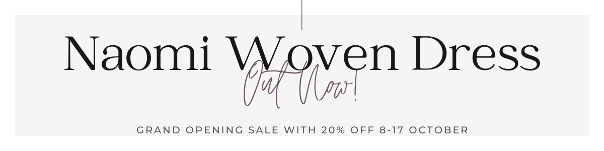 Naomi Woven Dress out now! Pattern Sale 20% off all formats
