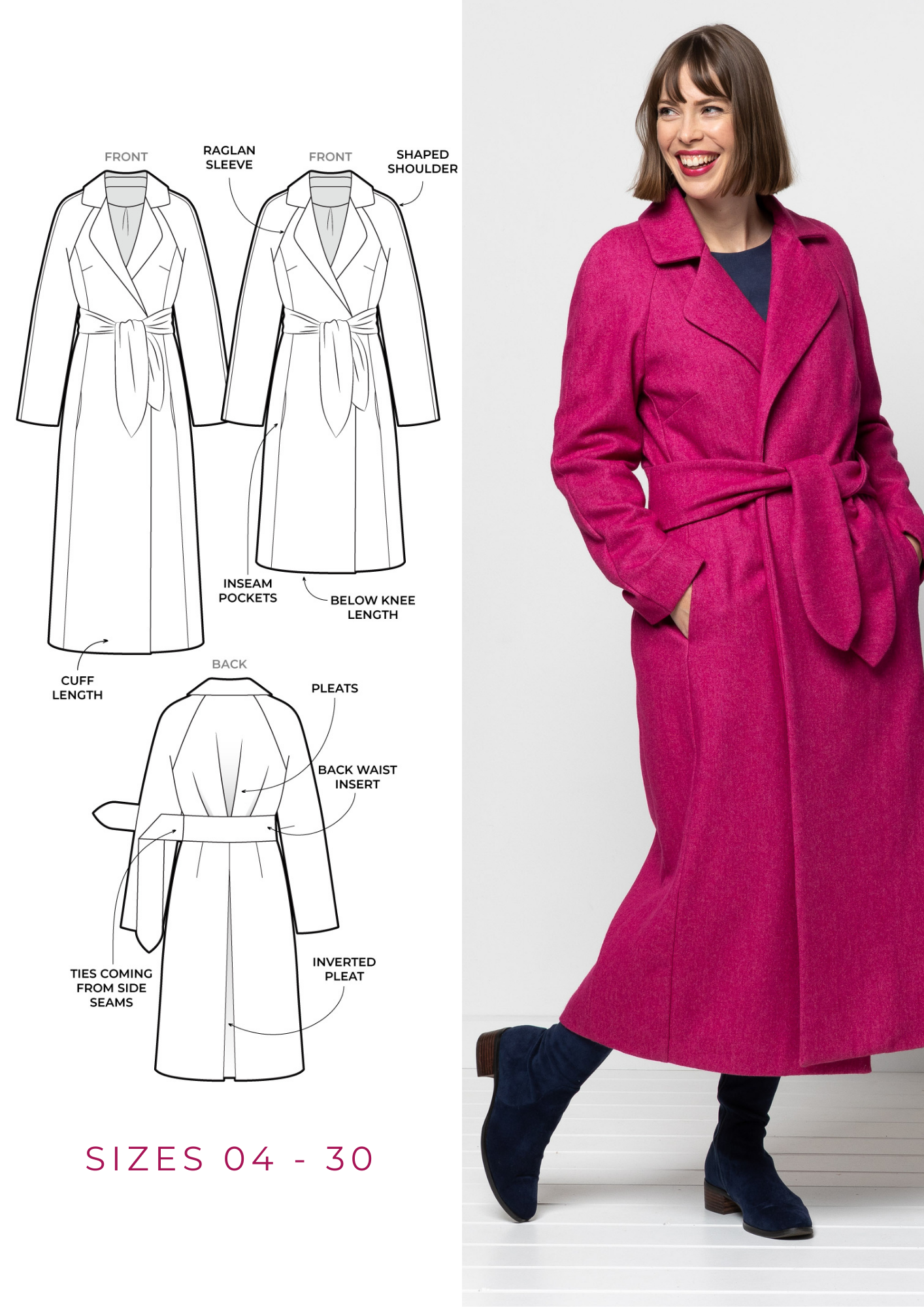 ORMOND DESIGNER COAT - Style Arc's latest pattern release