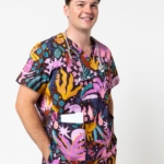 Flossy Woven Scrubs Set Flossy Woven Scrubs Set