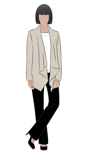 Harper + Skye + Sammi Outfit By Style Arc - Harper Jacket + Skye Top + Sammi Pant