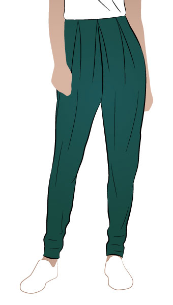 Hayley Pant By Style Arc - The newest style of harem pant