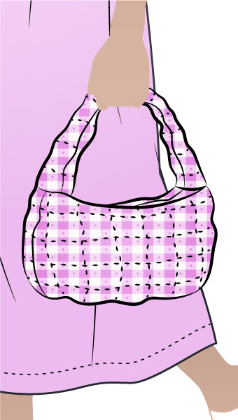 Montana Midi Dress and Montana Bag Bundle By Style Arc - This sewing pattern bundle includes the versatile Montana midi dress and the half-moon shoulder bag, which is stylish, practical, and quick to sew.