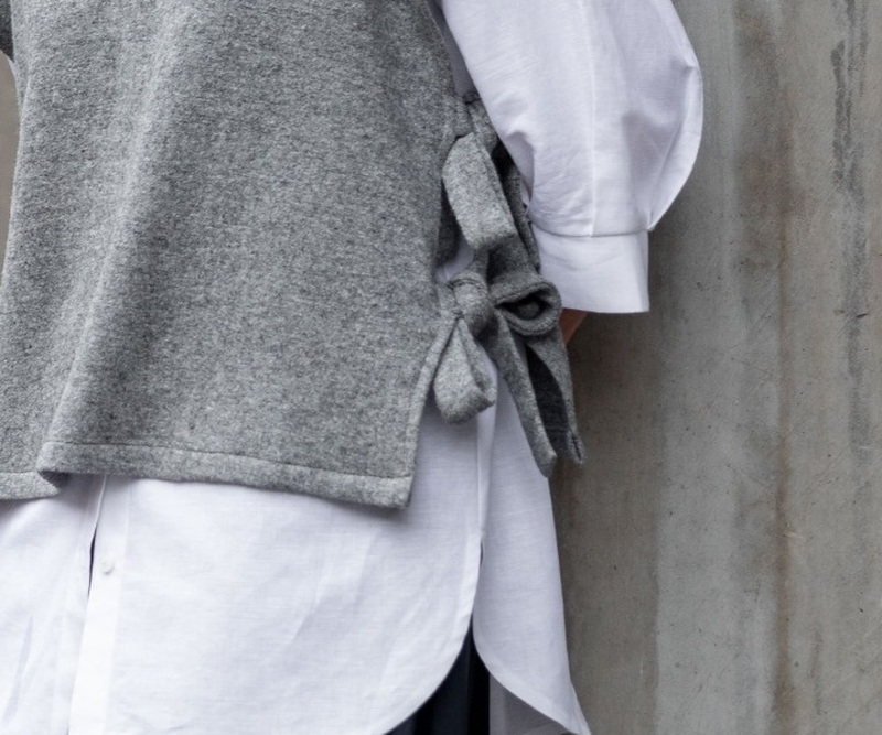 Detail of the Rumi Woven Top