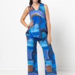 Sue Knit Top And Palazzo Pant Bundle