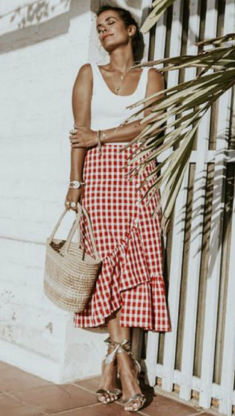 Summer Vibes Look By Style Arc - Get this summer vibes look in a discounted three-pattern bundle which includes the Diana Top, Ariel Wrap Skirt and Abby Cardi.