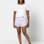 The Ellis Knit T and Sunday Active Short and Sunday Running Belt Sewing Pattern Bundle By Style Arc The Ellis Knit T and Sunday Active Short and Sunday Running Belt Sewing Pattern Bundle By Style Arc